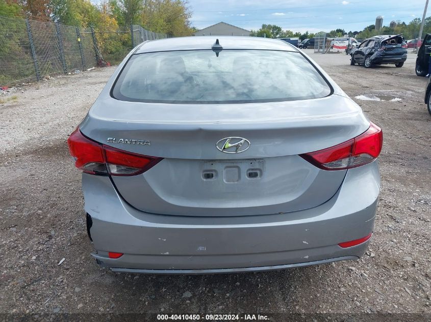 2016 Hyundai Elantra Se VIN: 5NPDH4AE3GH732356 Lot: 40410450