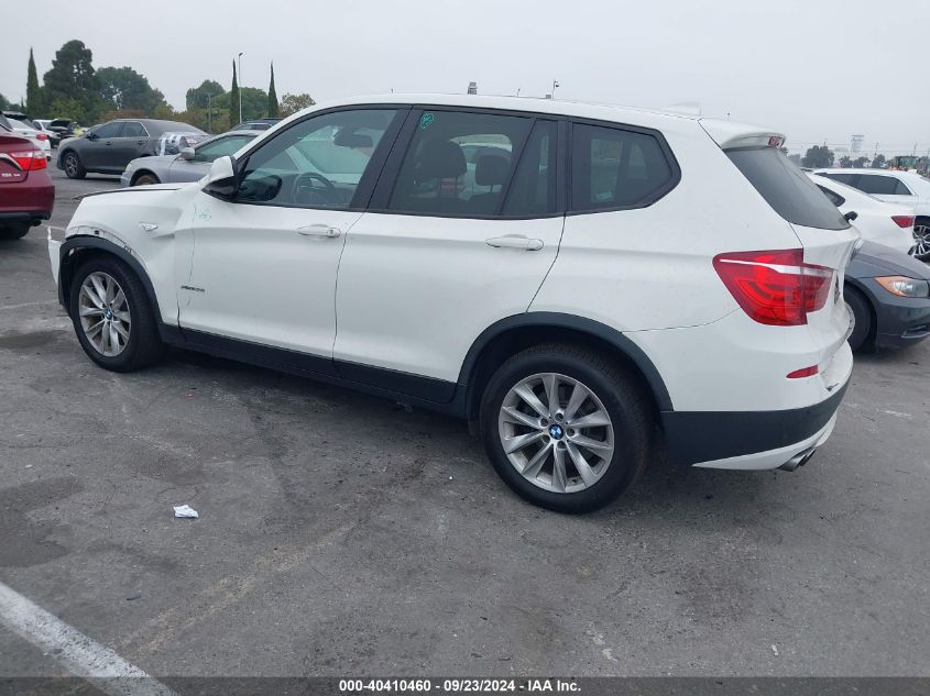 2014 BMW X3 xDrive28I VIN: 5UXWX9C58E0D15526 Lot: 40410460