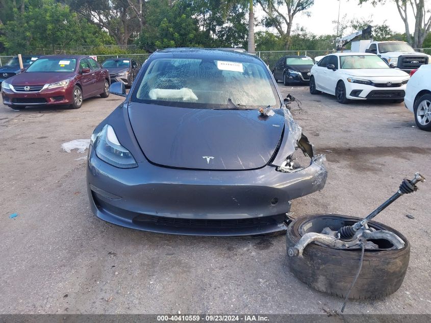 2022 Tesla Model 3 Long Range Dual Motor All-Wheel Drive VIN: 5YJ3E1EB6NF289196 Lot: 40410559