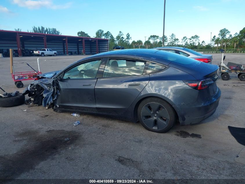 2022 Tesla Model 3 Long Range Dual Motor All-Wheel Drive VIN: 5YJ3E1EB6NF289196 Lot: 40410559