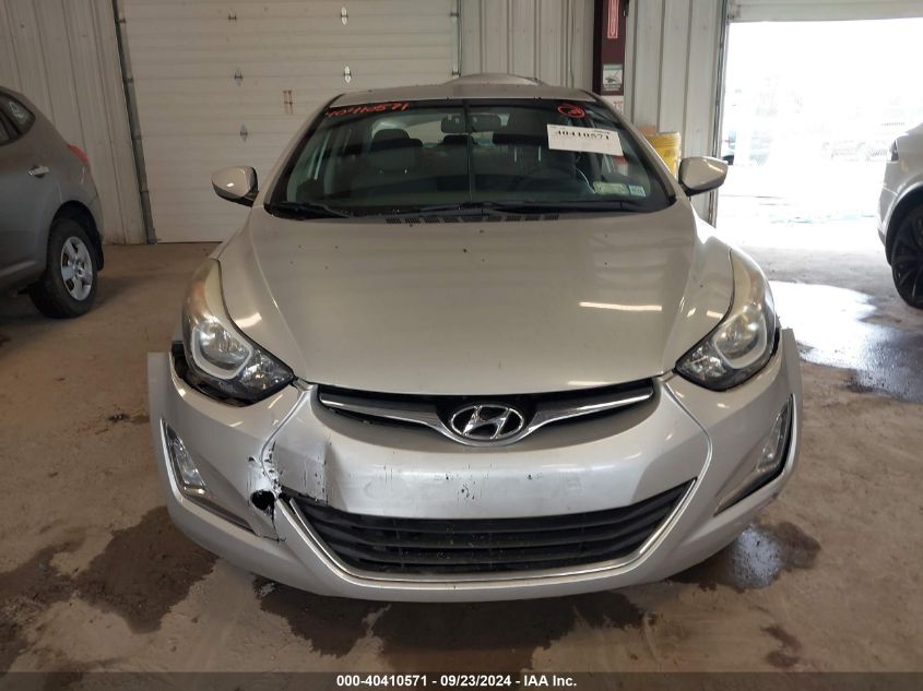 2015 Hyundai Elantra Se VIN: KMHDH4AE9FU236235 Lot: 40410571