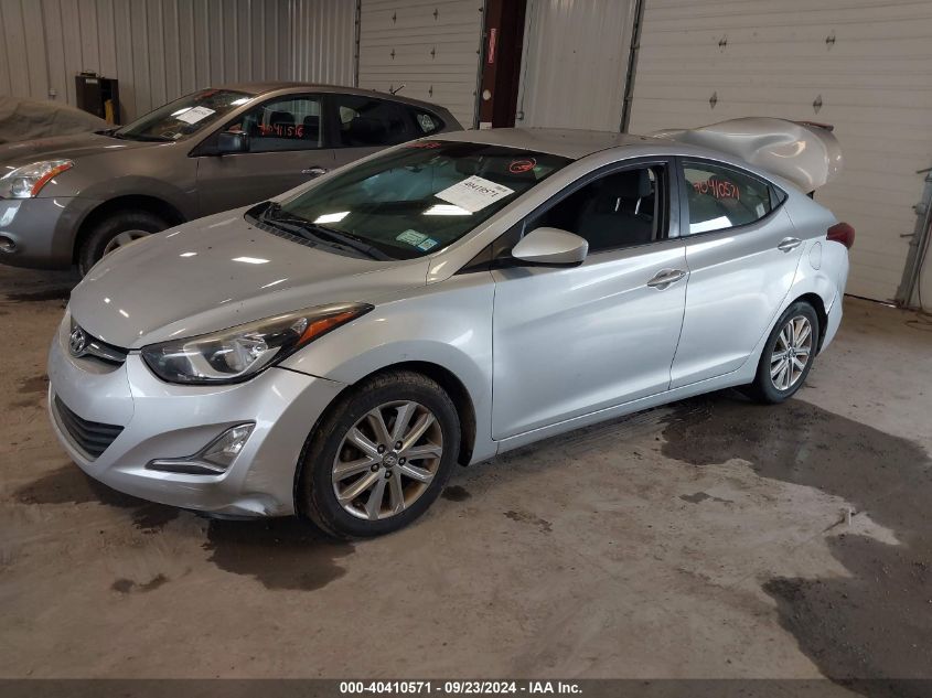 KMHDH4AE9FU236235 2015 HYUNDAI ELANTRA - Image 2