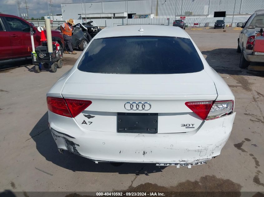 2013 Audi A7 3.0T Premium VIN: WAUYGAFC3DN070281 Lot: 40410592