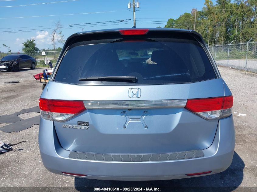 2014 Honda Odyssey Exl VIN: 5FNRL5H62EB060617 Lot: 40410610