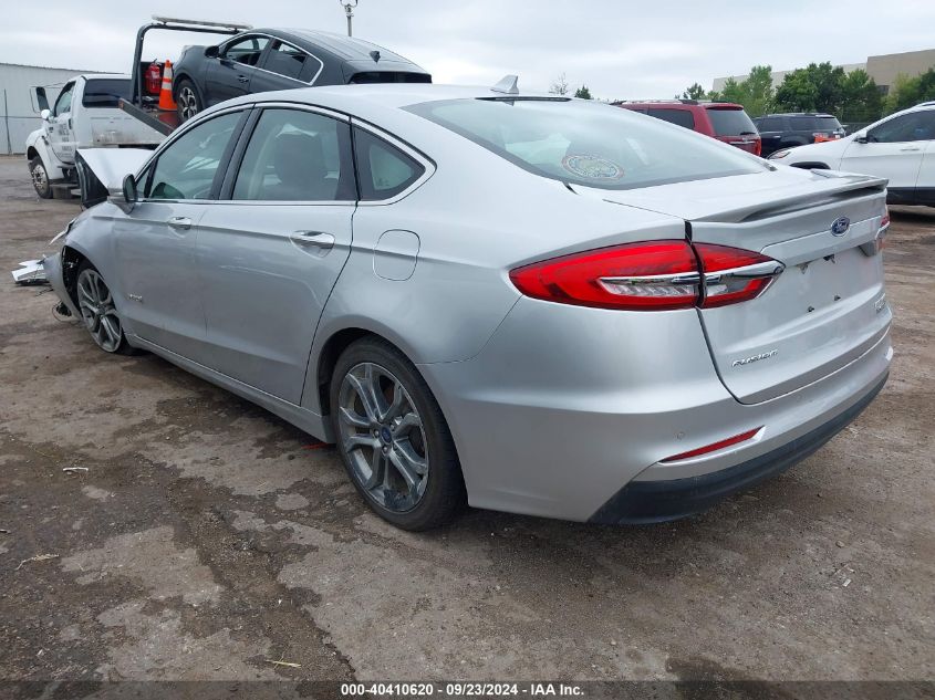 VIN 3FA6P0RU2KR181932 2019 FORD FUSION HYBRID no.3