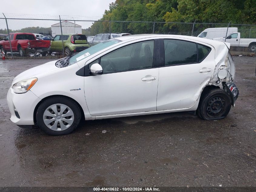 2013 Toyota Prius C VIN: JTDKDTB32D1050100 Lot: 40410632