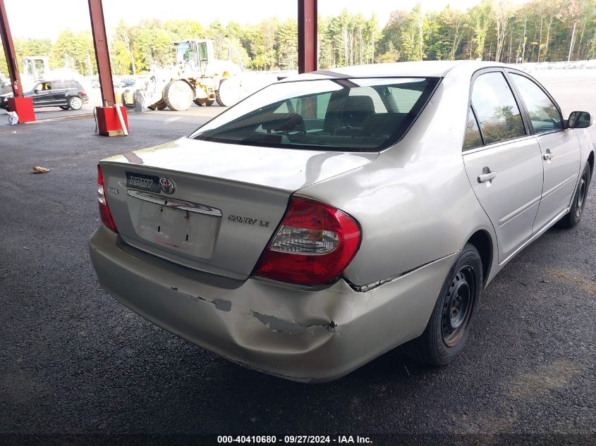 2002 Toyota Camry Le VIN: 4T1BE32K12U551362 Lot: 40410680