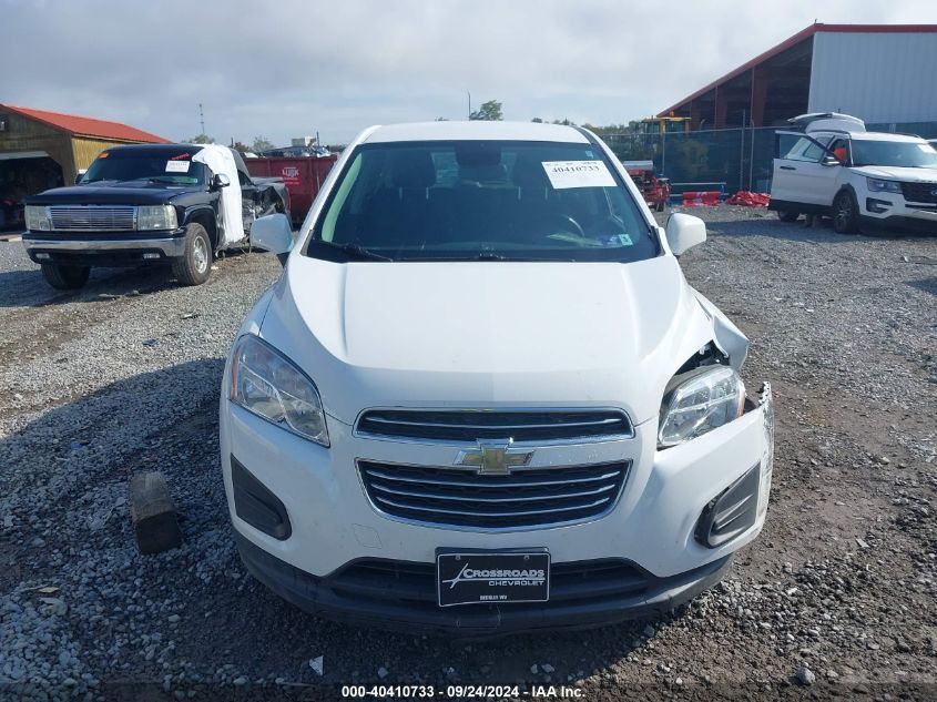 2016 Chevrolet Trax Ls VIN: 3GNCJNSB4GL270567 Lot: 40410733