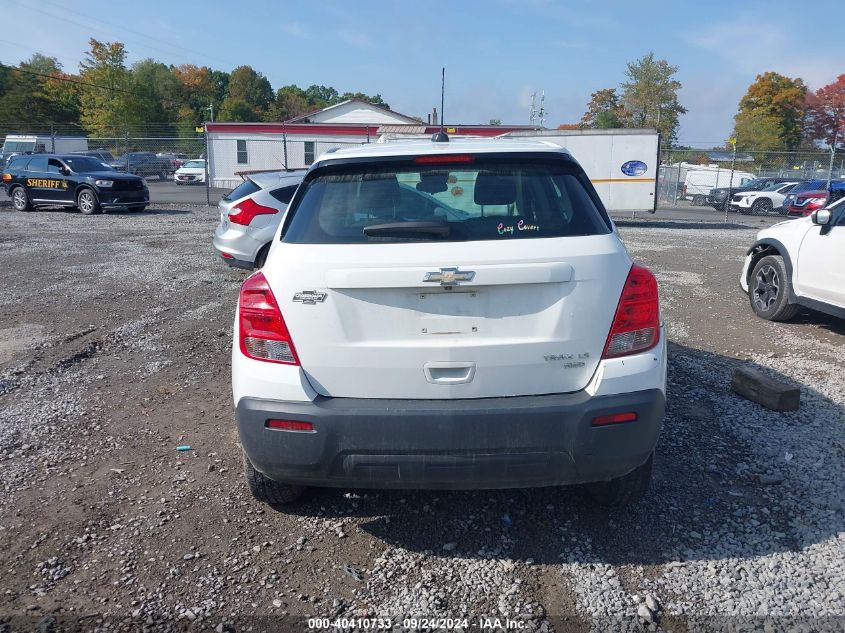 2016 Chevrolet Trax Ls VIN: 3GNCJNSB4GL270567 Lot: 40410733