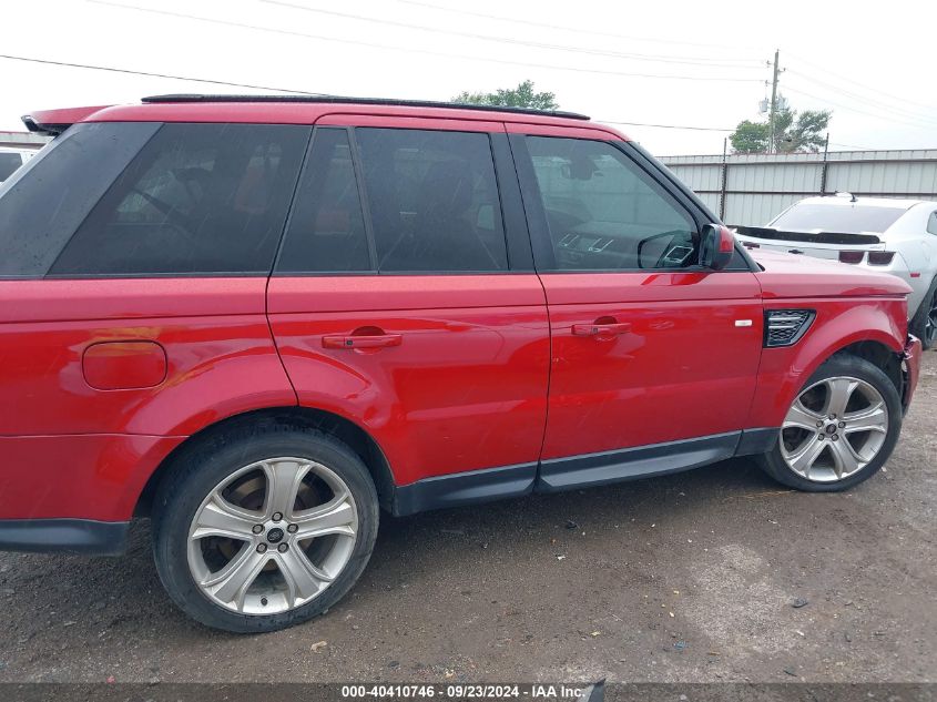 2013 Land Rover Range Rover Sport Hse VIN: SALSK2D42DA799381 Lot: 40410746