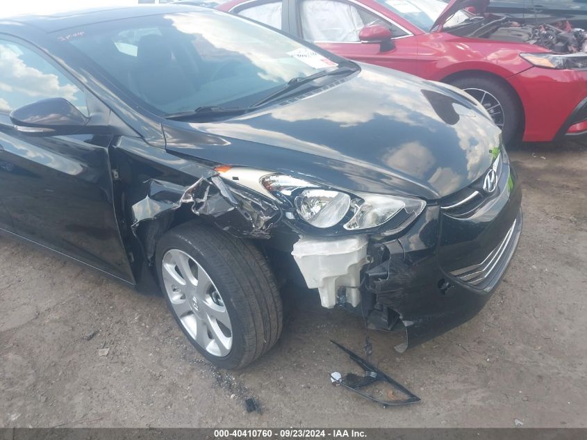 2013 Hyundai Elantra Gls/Limited VIN: KMHDH4AE4DU834522 Lot: 40410760