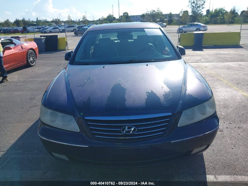 2006 Hyundai Azera Limited/Se VIN: KMHFC46F56A129998 Lot: 40410762