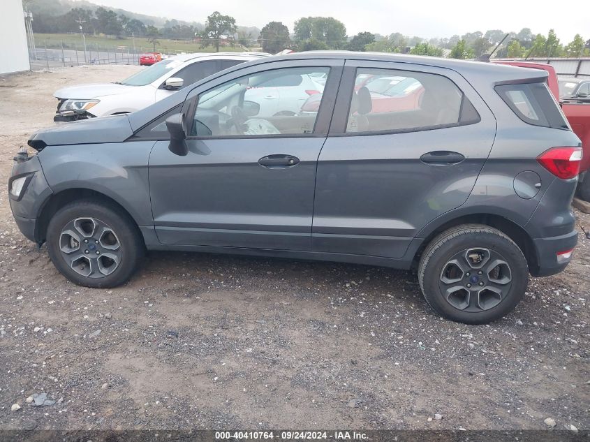 2020 Ford Ecosport S VIN: MAJ6S3FL8LC327939 Lot: 40410764