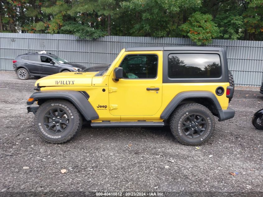 2020 Jeep Wrangler Sport VIN: 1C4GJXAGXLW288143 Lot: 40410812