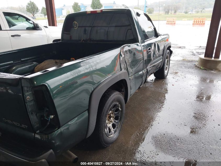 2003 Chevrolet Silverado 1500 Ls VIN: 1GCEC14T43Z196662 Lot: 40410827