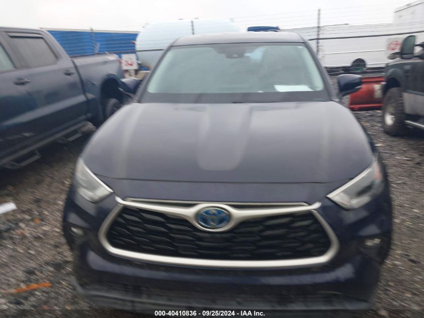 5TDZARAH0MS503351 2021 Toyota Highlander Hybrid Le