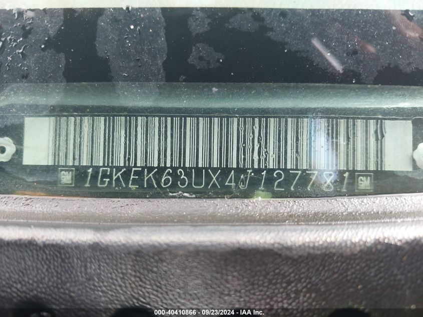 2004 GMC Yukon Denali VIN: 1GKEK63UX4J127781 Lot: 40410866