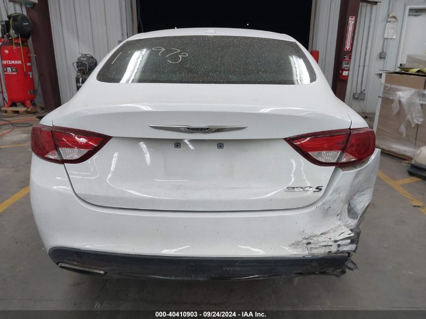 2015 Chrysler 200 S VIN: 1C3CCCBBXFN746315 Lot: 40410903