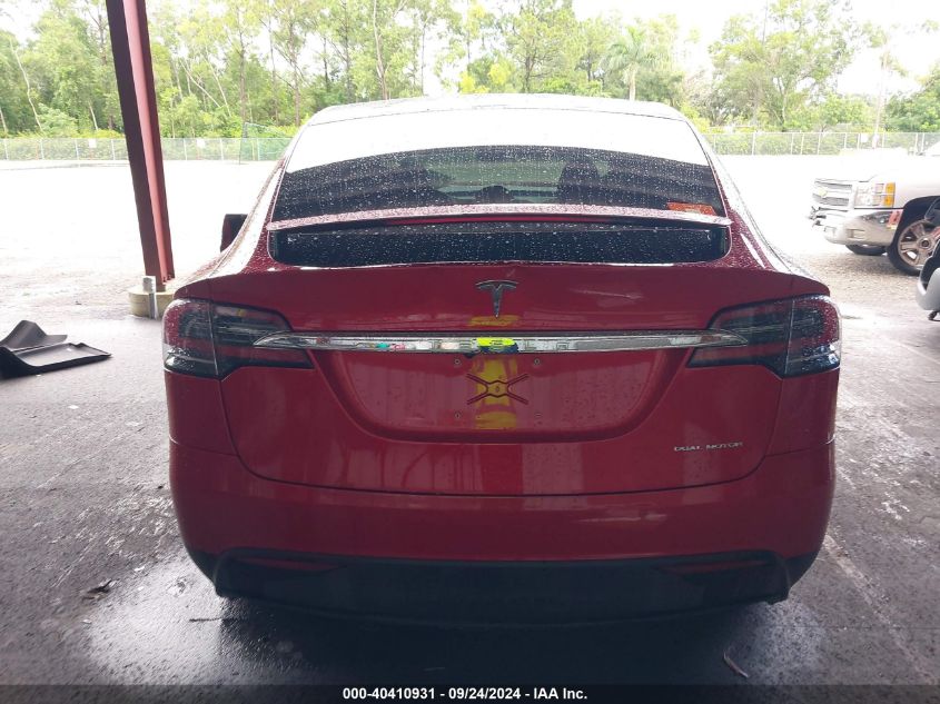 2020 Tesla Model X VIN: 5YJXCAE28LF236066 Lot: 40410931