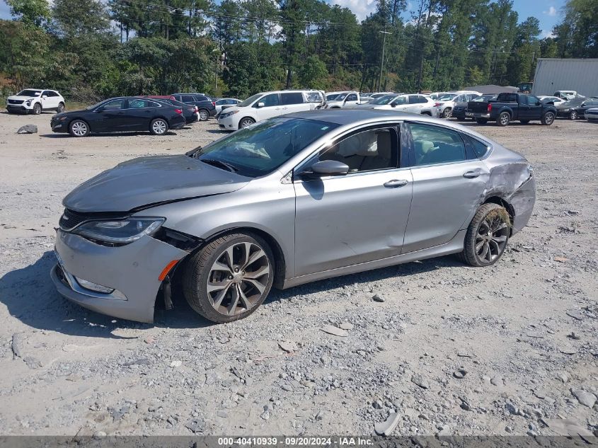 2015 Chrysler 200 C VIN: 1C3CCCCG1FN520156 Lot: 40410939