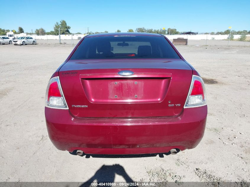 2006 Ford Fusion Se VIN: 3FAHP071X6R226509 Lot: 40410985