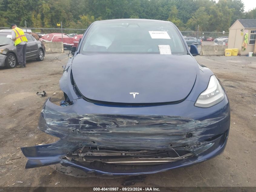 2020 Tesla Model Y Long Range Dual Motor All-Wheel Drive VIN: 5YJYGDEE3LF008786 Lot: 40410987