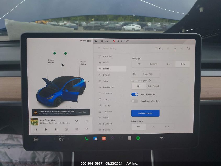 2020 Tesla Model Y Long Range Dual Motor All-Wheel Drive VIN: 5YJYGDEE3LF008786 Lot: 40410987