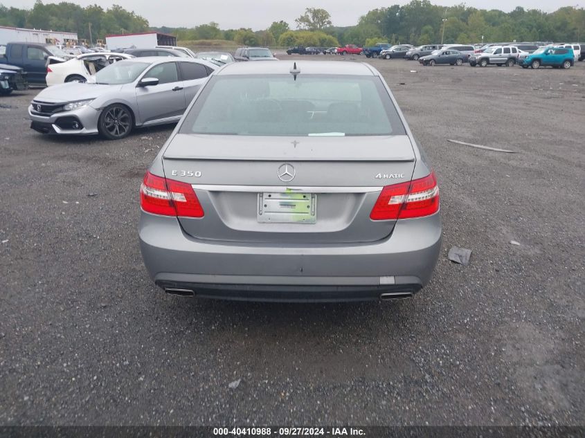 2012 Mercedes-Benz E 350 4Matic VIN: WDDHF8JB1CA607528 Lot: 40410988