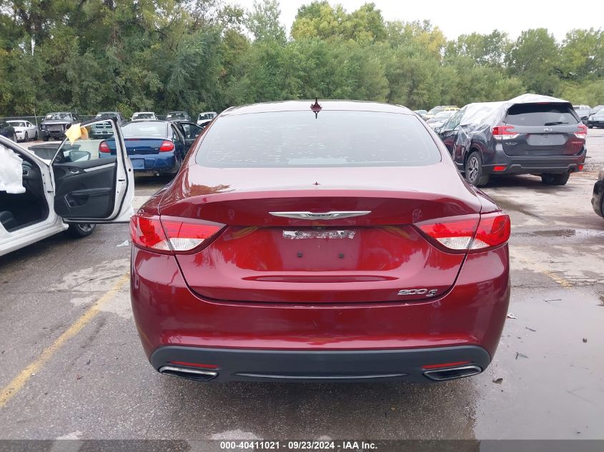 2016 Chrysler 200 S VIN: 1C3CCCBB4GN125203 Lot: 40411021