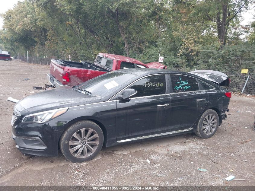 2017 HYUNDAI SONATA SPORT - 5NPE34AF8HH464675