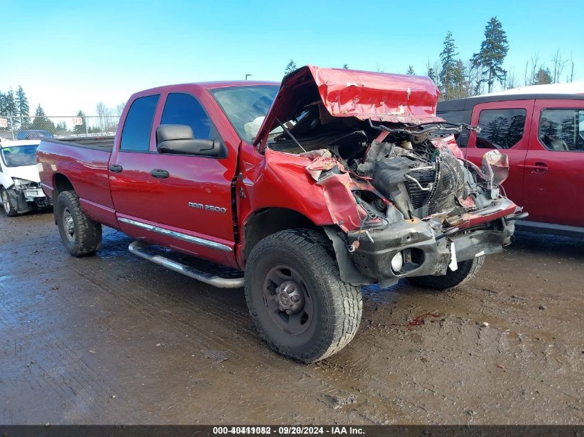 2006 Dodge Ram 2500 Laramie VIN: 1D7KS28C66J237274 Lot: 40411082