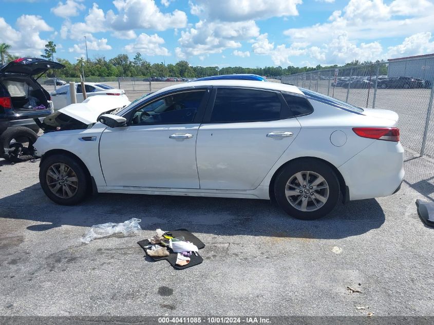 2016 Kia Optima Lx VIN: KNAGT4L38G5087420 Lot: 40411085