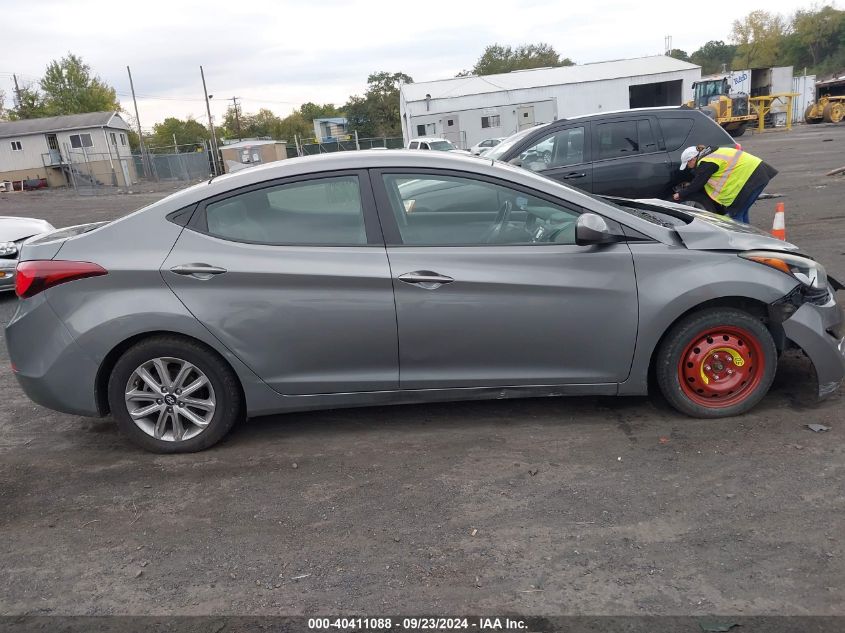 2014 Hyundai Elantra Se/Sport/Limited VIN: 5NPDH4AE1EH516342 Lot: 40411088