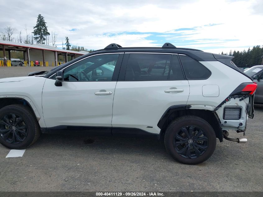 2022 Toyota Rav4 Hybrid Xse VIN: 4T3E6RFV7NU084073 Lot: 40411129