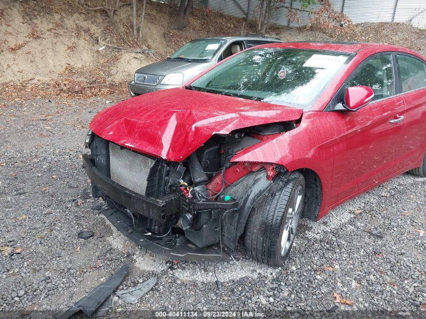 2017 Hyundai Elantra Limited VIN: KMHD84LF2HU225327 Lot: 40411134