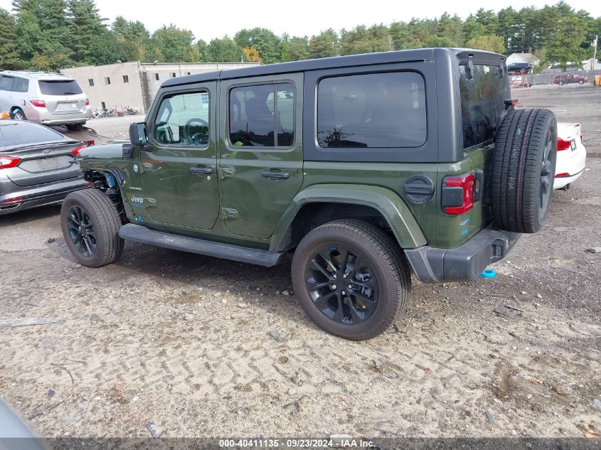 2023 Jeep Wrangler 4Xe Sahara 4X4 VIN: 1C4JJXP63PW690337 Lot: 40411135