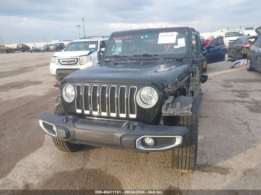 2021 Jeep Wrangler Unlimited Sahara VIN: 1C4HJXEN9MW525316 Lot: 40411151