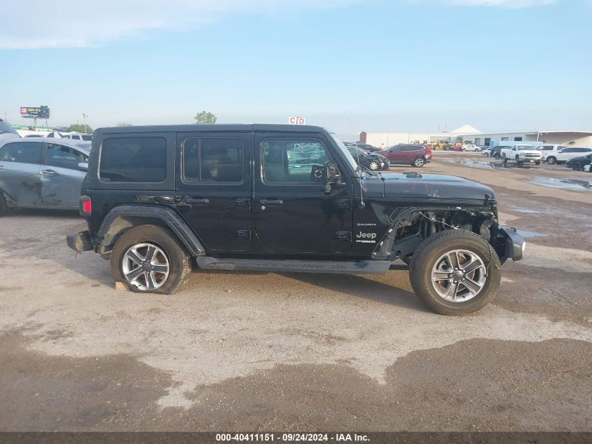 2021 Jeep Wrangler Unlimited Sahara VIN: 1C4HJXEN9MW525316 Lot: 40411151