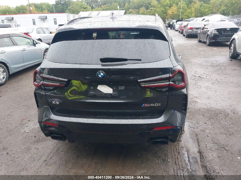 2023 BMW X3 M40I VIN: 5UX83DP08P9P39676 Lot: 40411200