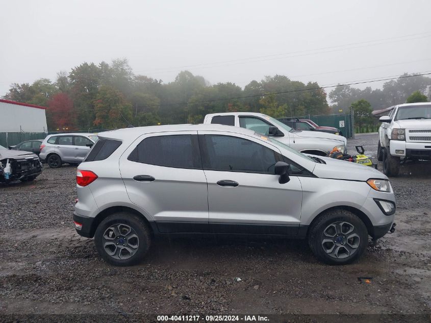 2019 Ford Ecosport S VIN: MAJ6S3FLXKC293078 Lot: 40411217