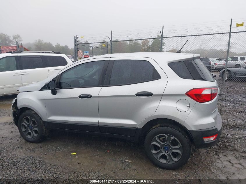 MAJ6S3FLXKC293078 2019 Ford Ecosport S