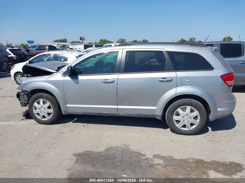 2016 Dodge Journey Se VIN: 3C4PDCAB3GT211789 Lot: 40411254