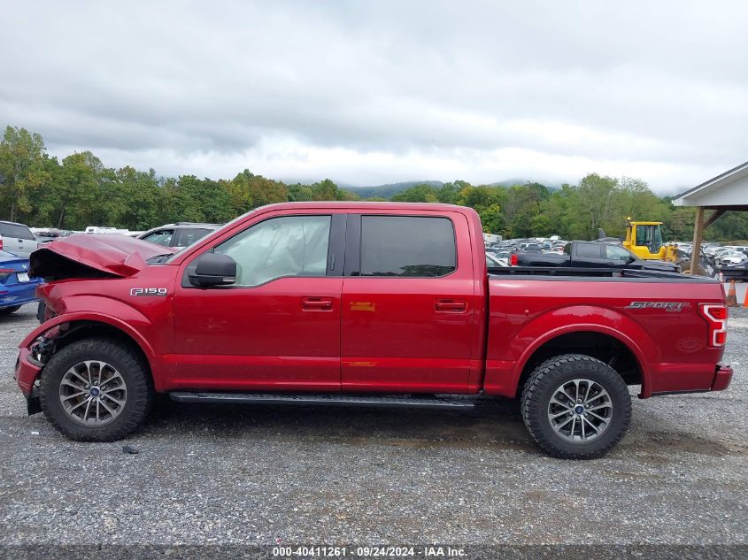 2019 Ford F-150 Supercrew VIN: 1FTEW1EPXKFB15673 Lot: 40411261