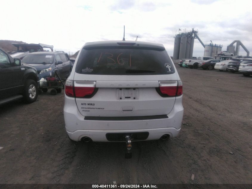 2013 Dodge Durango Sxt VIN: 1C4RDJAG4DC660981 Lot: 40411361