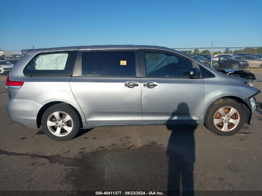 2013 Toyota Sienna VIN: 5TDZK3DC6DS310082 Lot: 40411377