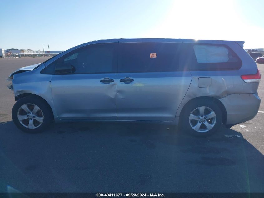 2013 Toyota Sienna VIN: 5TDZK3DC6DS310082 Lot: 40411377