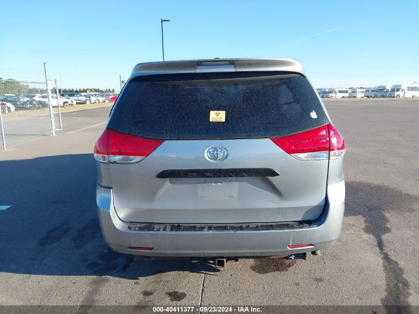 2013 Toyota Sienna VIN: 5TDZK3DC6DS310082 Lot: 40411377