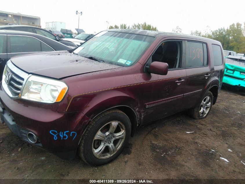 2012 Honda Pilot Exl VIN: 5FNYF4H55CB064789 Lot: 40411389