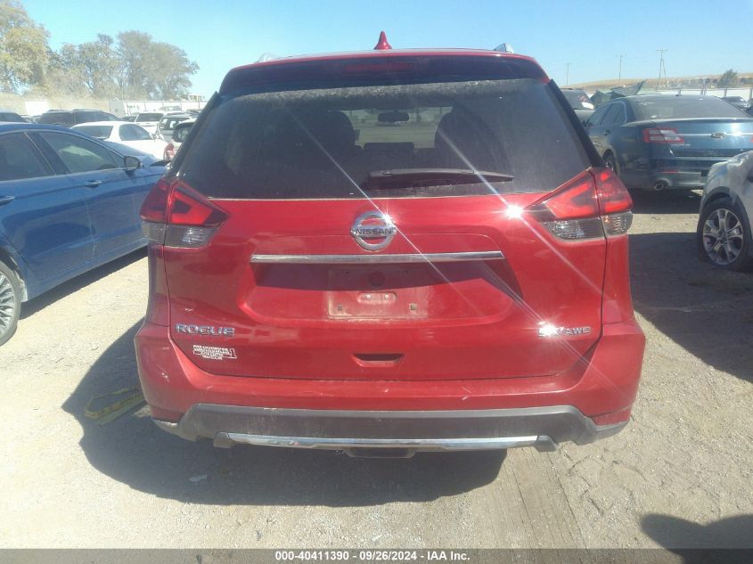 2017 Nissan Rogue Sv VIN: 5N1AT2MV4HC776344 Lot: 40411390