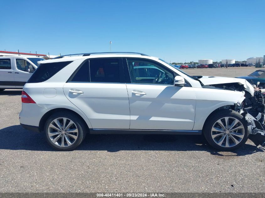 2014 Mercedes-Benz Ml 350 4Matic VIN: 4JGDA5HB9EA407880 Lot: 40411401